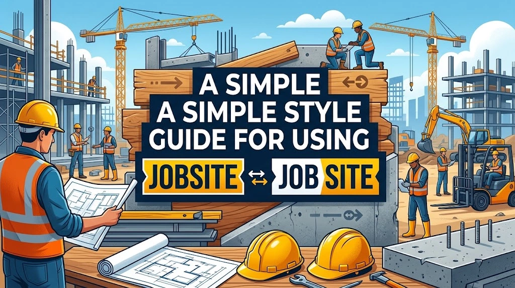 A Simple Style Guide for Using “Jobsite” or “Job Site”