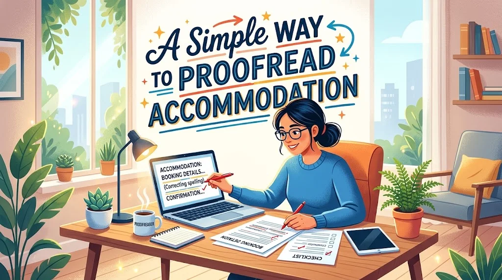 A Simple Way to Proofread Accommodation