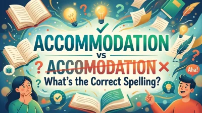 Accommodation vs Accomodation