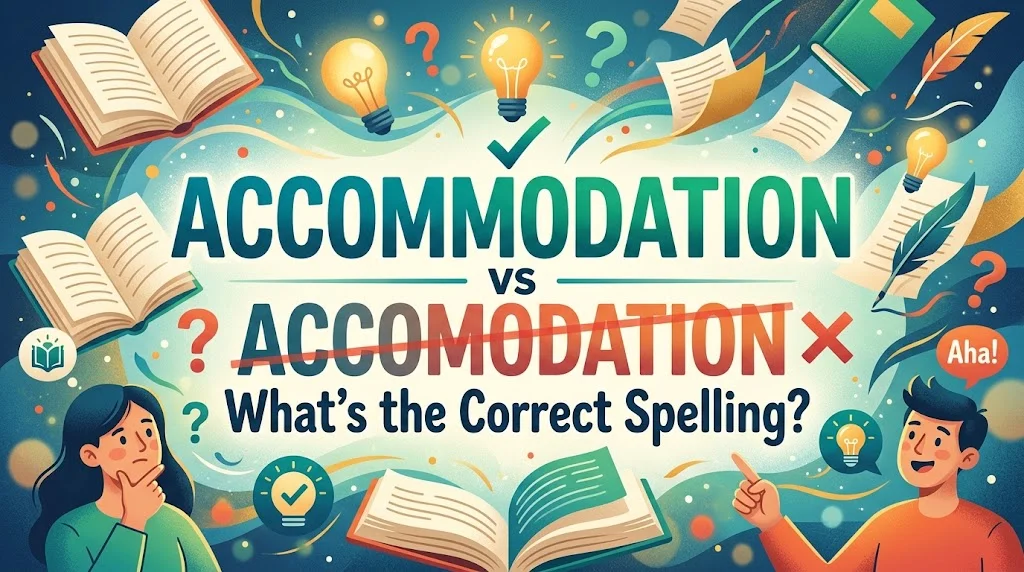 Accommodation vs Accomodation