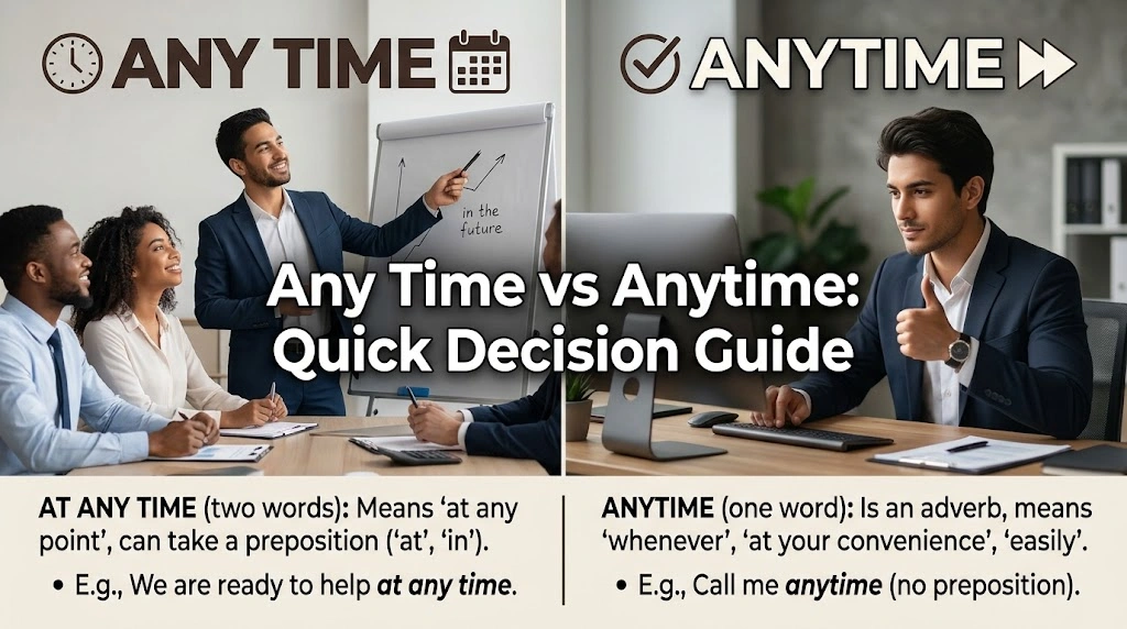 Any Time vs Anytime: Quick Decision Guide