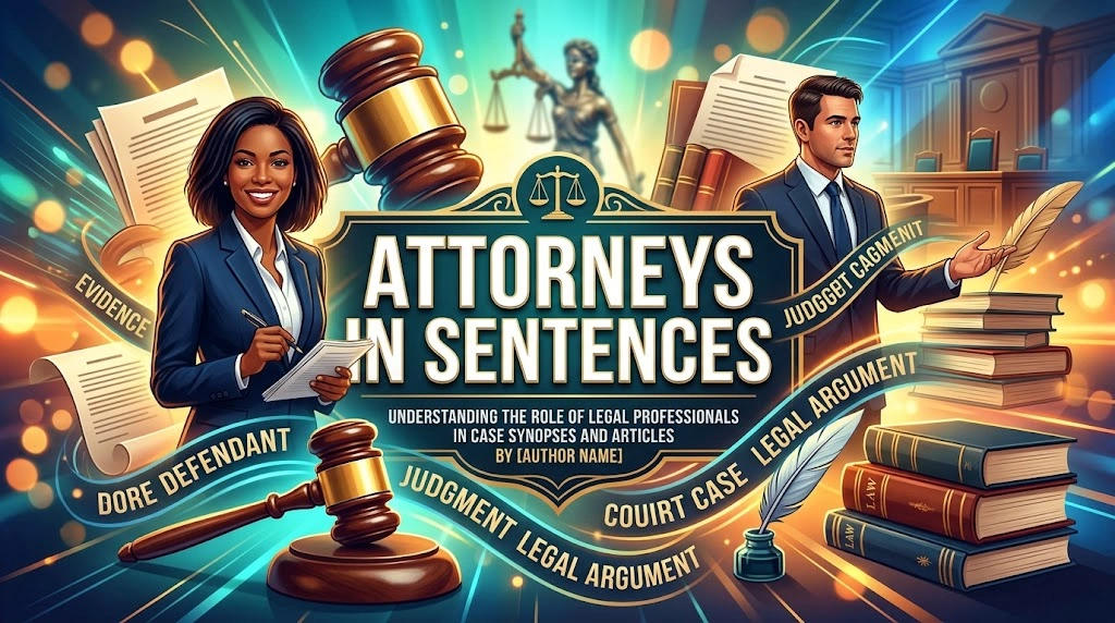 Attorneys in Sentences