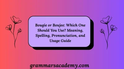 Bougie or Boujee