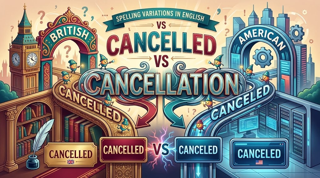 Cancellation vs Cancelled vs Canceled