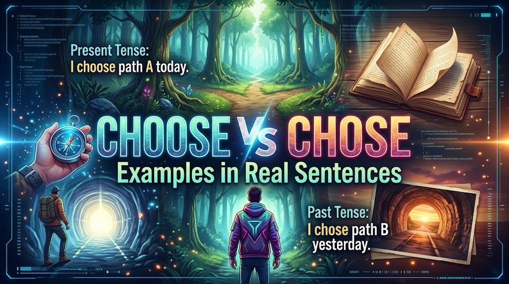Choose vs Chose Examples in Real Sentences