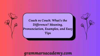 Coach vs Couch