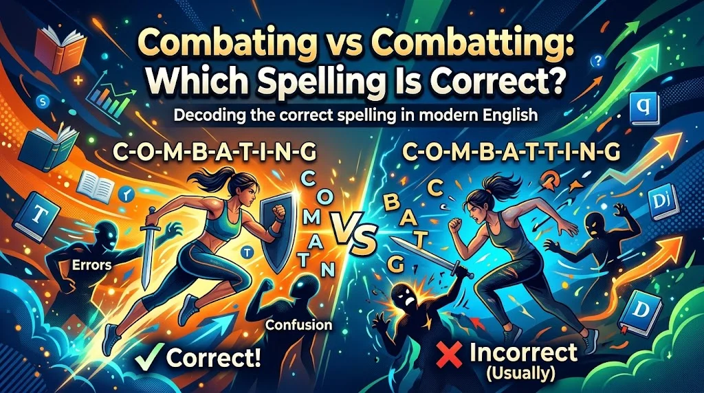Combating vs Combatting