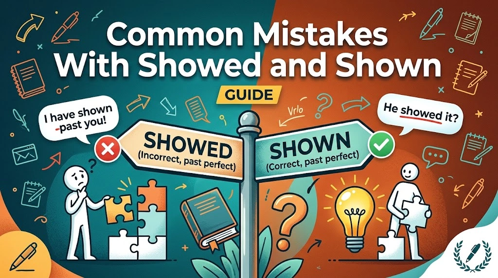 Common Mistakes With Showed and Shown