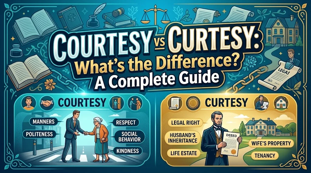 Courtesy vs Curtesy