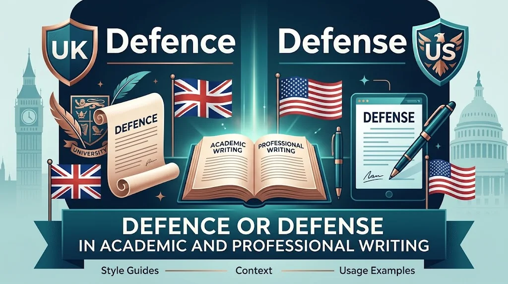 Defence or Defense in Academic and Professional Writing