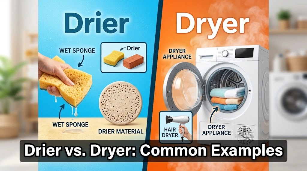 Drier vs. Dryer: Common Examples