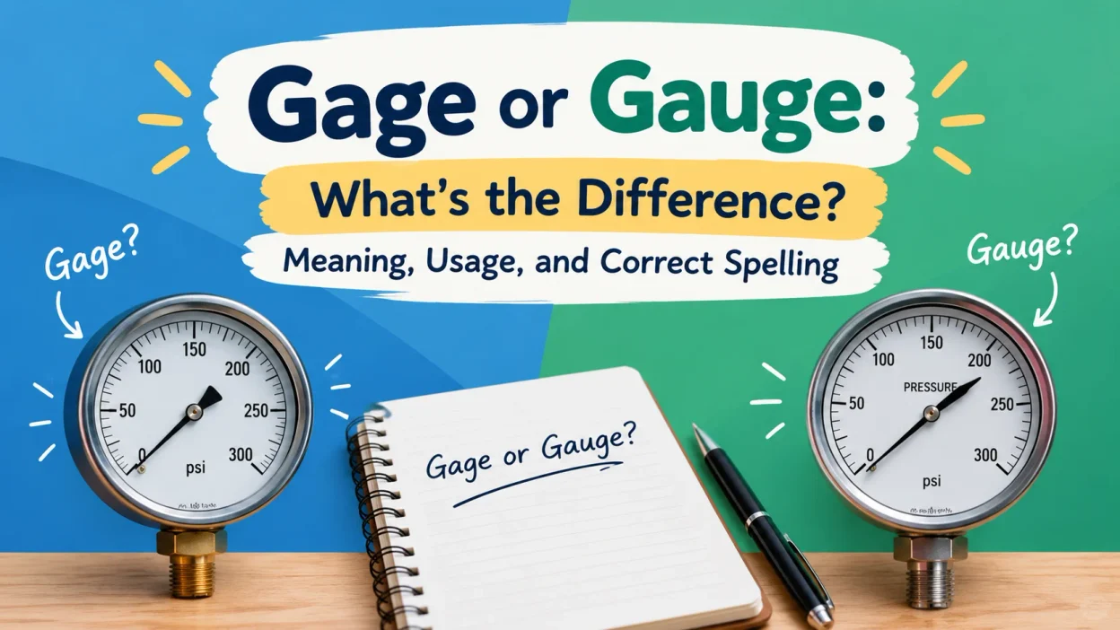 Gage or Gauge
