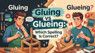 Gluing vs Glueing