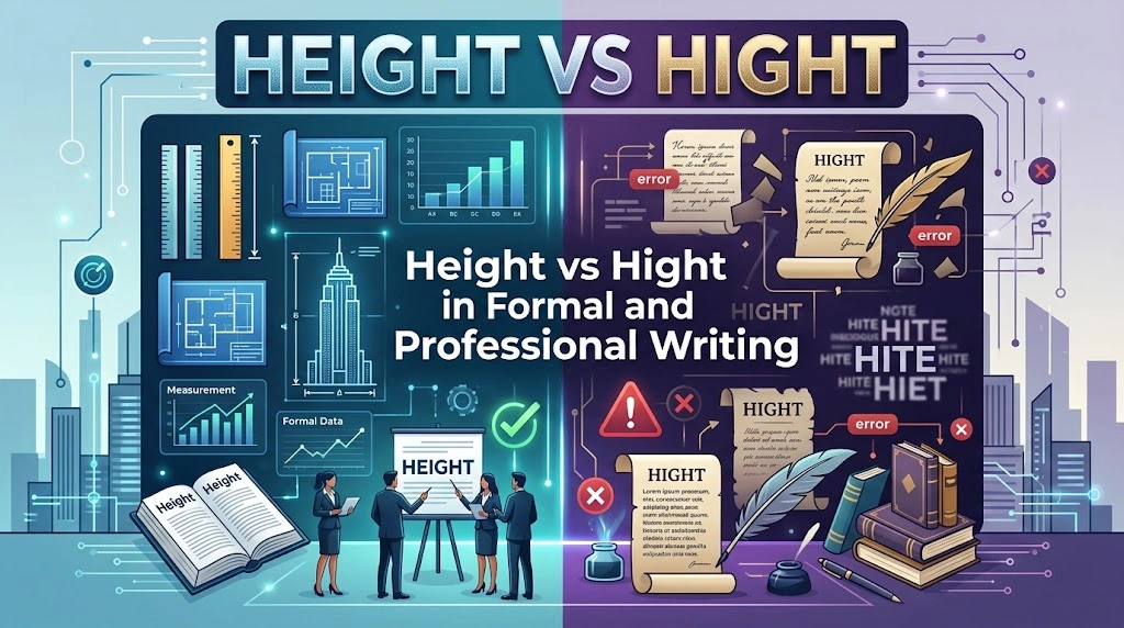 Height vs Hight in Formal and Professional Writing