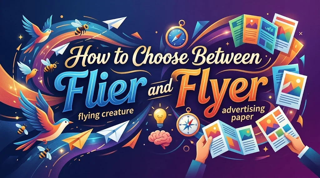 How to Choose Between Flier and Flyer