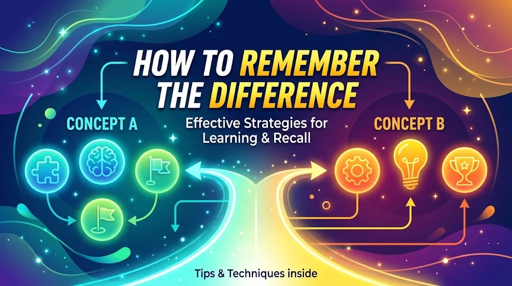 How to Remember the Difference