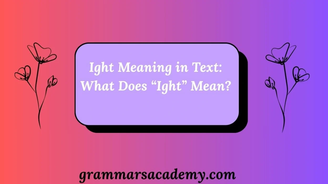 Ight Meaning in Text