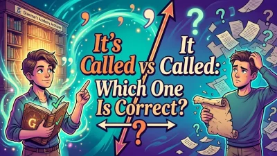 It’s Called vs It Called