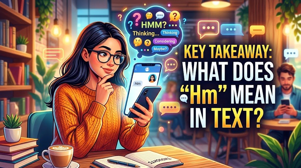 Key Takeaway: What Does “Hm” Mean in Text?