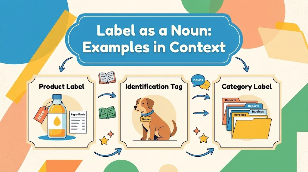 Label as a Noun: Examples in Context