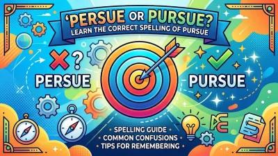 Persue or Pursue