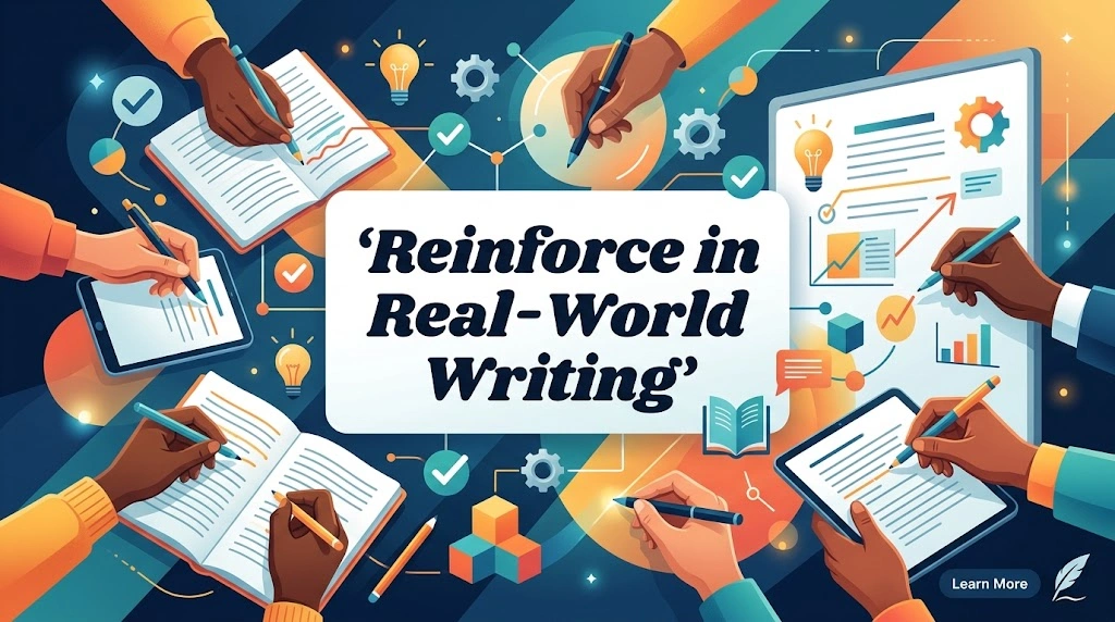 Reinforce in Real-World Writing
