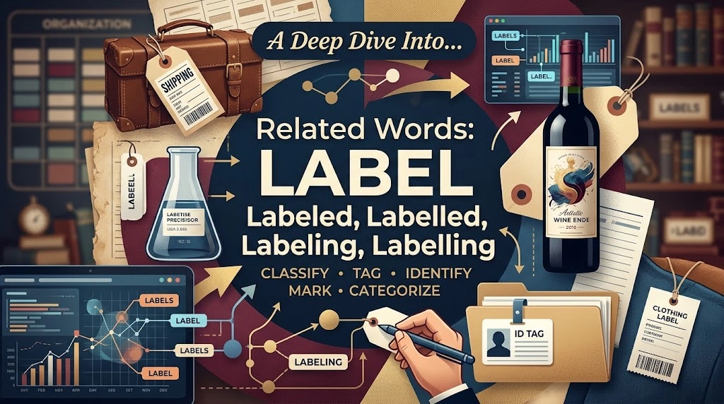 Related Words: Label, Labeled, Labelled, Labeling, Labelling