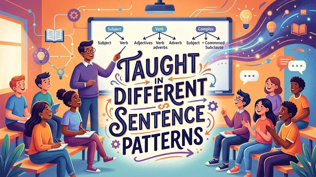 Taught in Different Sentence Patterns