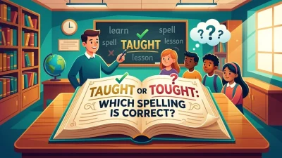 Taught or Tought