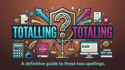 Totalling vs Totaling