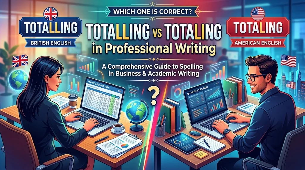 Totalling vs Totaling in Professional Writing