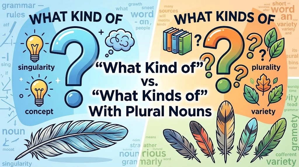 “What Kind of” vs. “What Kinds of” With Plural Nouns