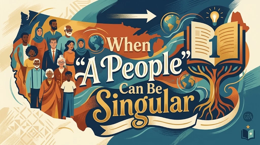 When “A People” Can Be Singular