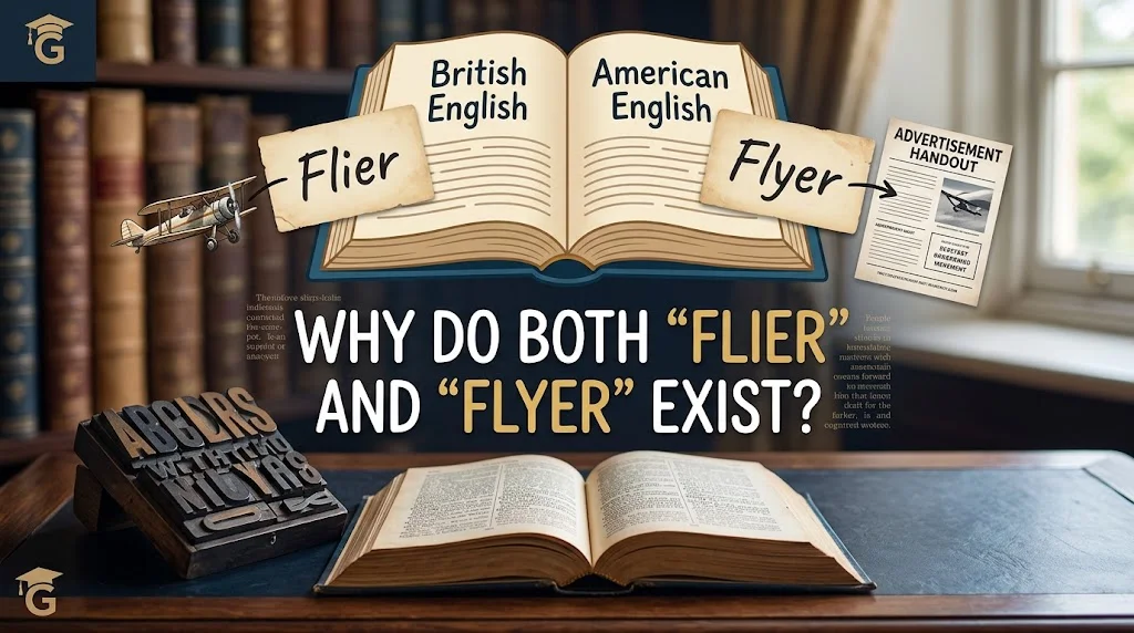 Why Do Both “Flier” and “Flyer” Exist?