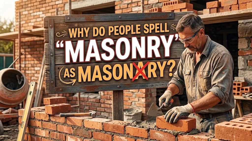 Why Do People Spell “Masonry” as “Masonary”?