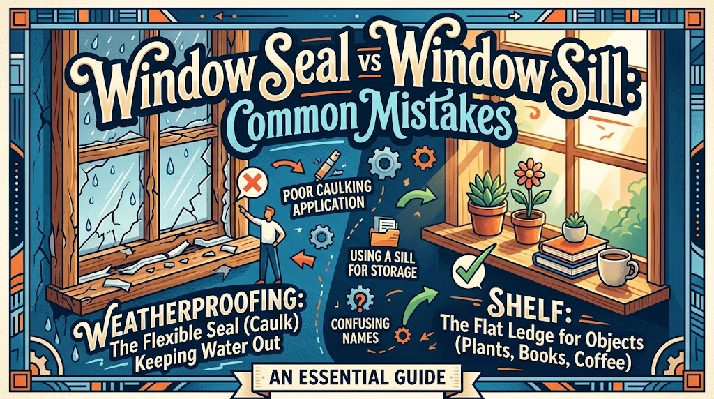 Window Seal vs Window Sill: Common Mistakes